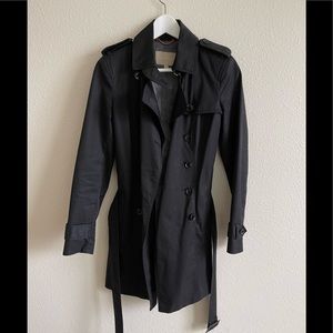 Banana Republic Black Trench Coat